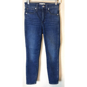 Madewell Women's Skinny Jeans 10" High Rise Pants Stretch Comfort Size 25P